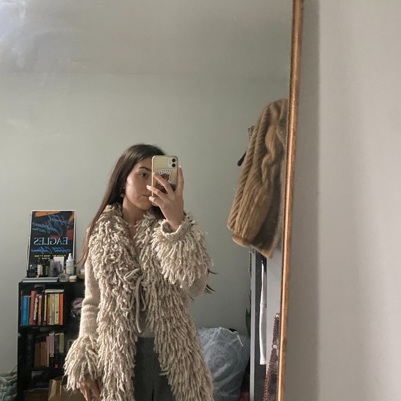 Shaggy Fringe Cardigan - Picture 8 of 10